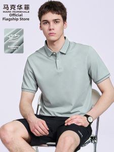 Mark Fairwhale | Breathable Linen Mens Polo T-Shirt