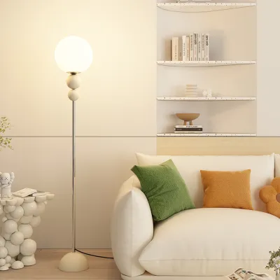 HENGPai | Creamy Scandinavian Minimalist Blossom Mushroom Floor Lamp