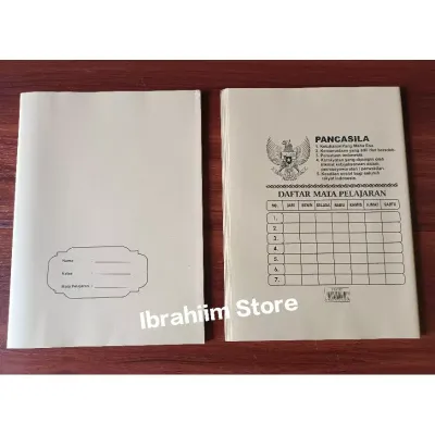 (ISI 20 PCS) SAMPUL BUKU TULIS COKLAT MURAH / SAMPUL BUKU COKLAT MURAH