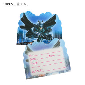 Disney | Bat Themed Birthday Party Decoration Cup Plate Paper Tablecloth City Hero Scene Layout Baby Shower Decorations Boys Party Favors