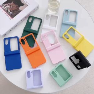 Hard Case Oppo Find N2 Flip Silikon Liquid Silica Gel Dengan Atau Tanpa Engsel / Hinge Macaron Candy