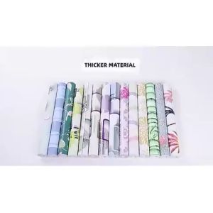 HEMAT BAHAGIA!!! Wallpaper Stiker Dinding Motif Dan Karakter Premium Quality Size 45cm X 8M MOTIF BATIK MODERN ( BUY 4 GET 1 FREE )
