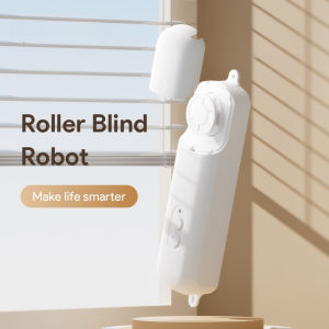 Tuya Smart Bluetooth Cordless Curtain Motor Battery-Powered - Set Opening/Closing Times Works with Alexa/Google Home