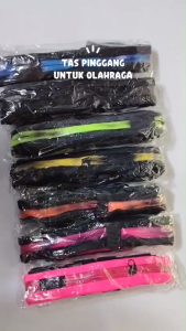 BISA COD - TAS IKAT PINGGANG OLAHRAGA LARI JOGGING TAS SABUK DOMPET POCKET RUNNING SPORT BELT