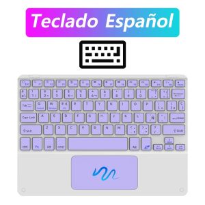 2026 New Touch Keyboard With Mouse for iPad 10th Gen Pro 13 12 11 10 9 8 7 Inch iPad Mini Samsung Xiaomi Tablet Phone Bluetooth