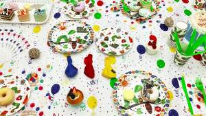 113 Pcs Hungry Caterpillar Birthday Decorations&Tableware-Plates Banner Balloons etc The Very Hungry Caterpillar Party Supplies