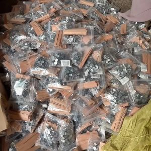 10Set Double Wooden Wicks W/ Sustainers Candlemaking Wooden Candle Wick