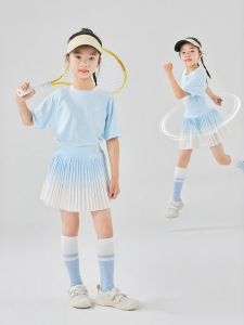 Moonkids | Quick Drying Short Sleeve Skirted Sportswear for Girls