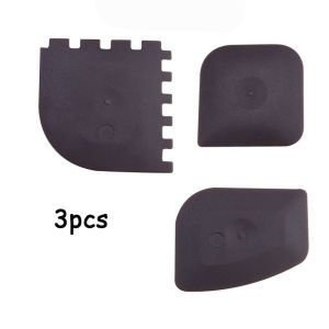 3Pcs Grill Pan Scraper Tool Frying Pan Stripe Cast Iron Skillet Grease Cleaning Scrapers Serrated Kitchen Cleaning Oil Scraper