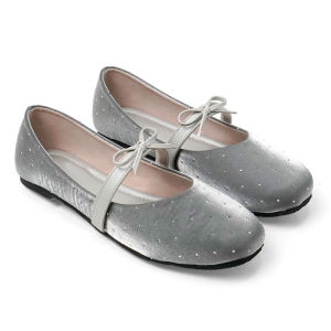 Sepatu Wanita Keluaran Baru Sepatu Mary Jane GRACE gaya korea Sol Tebal Sepatu Balet Busur simple & fasionable