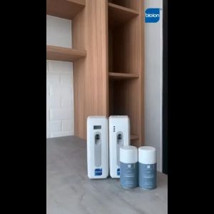 เครื่องพ่นสเปรย์ปรับอากาศอัตโนมัติ BIOION เครื่องพ่นสเปรย์น้ำหอมอัตโนมัติ LCD แบบตั้งโปรแกรมได้ พร้อมเครื่อง ได้สเปรย์รีฟิลให้ 1 ขวด 250ml (เลือกกลิ่นได้)