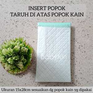 UNDERPAD BAYI ISI 50 pcs SEKALI PAKAI 15x28 cm