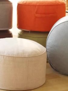 Linen Fabric By The Meter for Upholstered Sofa Covers Furniture Sewing Coarse Thickened Cotton Flax Plain Textile Decorative Diy