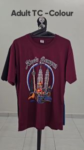 Kemaja Dewasa-TC-BUATAN MALAYSIA-t shirt klcc - tc tebal - adults - cotton - t shirt malaysia - roundneck - baju lengan pendek - baju twin tower - souvenir - baju murah