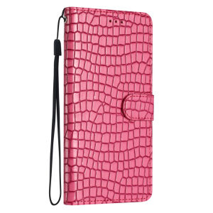 Leather Flip Wallet Card Bag Case for IPhone Air 17 16 E 15 14 13 11 Pro Max Plus 12 Mini 17E 16E Crocodile Pattern Phone Cover