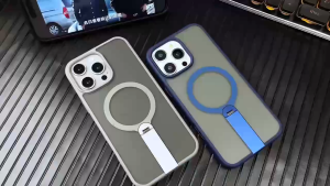 I TECH 360 Invisible Magnetic Holder Phone Case Military Translucent Matte Cover for iPhone 18 17 Air 16 15 14 13 12 Pro Max