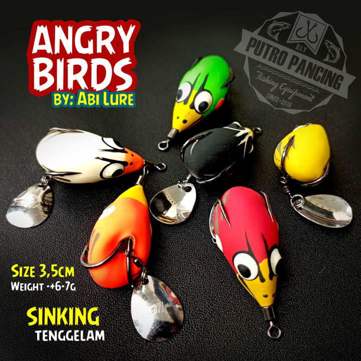 Lure Angry Birds 3,5cm by Abi Lure Soft Frog softfrog | Lazada Indonesia Lure Angry Birds 3,5cm by Abi Lure Soft Frog softfrog | Lazada Indonesia