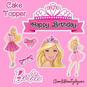 Barbie Cake topper Cupcake topper