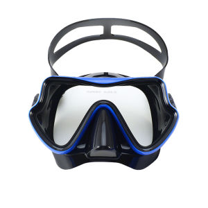 JoyMaySun | Snorkel Mask Silicone Skirt Tempered Glass Swimming Goggles Scuba Diving Panoramic HD For Adult Youth Anti-Fog with Nose Cover