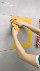 1Roll Mesh High Viscosity Transparent Adhesive Tape Glass Grid Fiber Paste Double-sided Grid Tape Double-sided Fiberglass Grid Sticky Adhesive Fiber Transparent Mesh Tape Strong Waterproof Tape Thick 5Meters long 1CM 3CM 5CM width