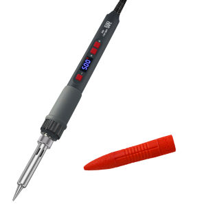 60W Digital display soldering iron soldering tool C/F switching Adjust temperature Accessories available Home Repair 180-500C