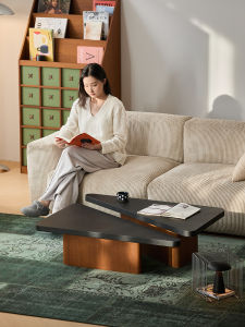 Bàn Cà Phê Di Động Màu Đen Kiểu Pháp Cổ Điển Hiện Đại