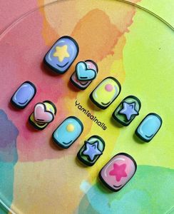 Kuku Palsu Nail Art Pop 3D