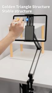 MeeGoo Lazy Phone Holder 360° Adjustable Lazy Long Arm Tablet Stand Live Broadcast Stand Table Lazypod Bed Mount Desktop Support懒人支架 COD