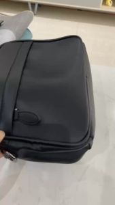 [HCM]Túi đeo chéo Da nam Thanh lịch đen ngầu kiểu ngang 2 mặt MENR7 {HÀNG ĐẸP}