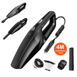 Wired Handheld Portable Mini Car Vacuum Cleaner High Suction 12V Multi-Purpose Small Household Pump for Vehicles