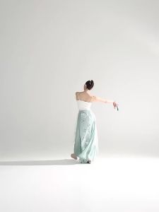 FULLBELIEF | Trang Phục Múa Đạo Cụ Phong Cách Trung Quốc Với Hạt Kim Cương Hình Bướm Và Nhiều Lớp