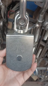 Ròng Rọc Treo Inox 304 (Số 75) – Bánh Xe Trượt Dây Phụ Kiện Treo Kéo Đa Năng