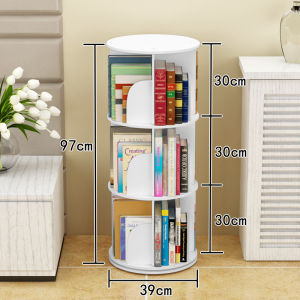 Cross-border supply of childrens floor-to-ceiling picture books storage bookcases living room indoor corner storage rotating bookshelves