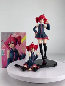Bandai | Original Utau Kasane Teto Premium Chokonose Action Figure PVC Model Collection Anime Figurine Birthday Gift