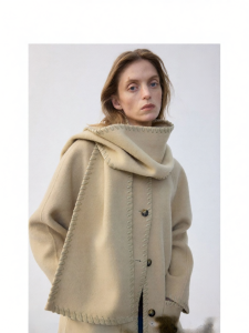 epoque de rueen | 100% Wool Short Double-faced Wool Coat