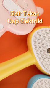 Hobilic Sisir kucing 3 In 1 Sisir Uap Kucing Bulu Rontok Pet Grooming Brush Spray Interaktif
