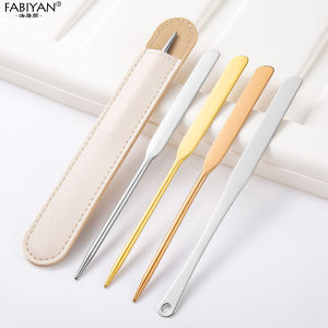 Makeup Spatula Stainless Steel Foundation Spatula Professional Cosmetic Mixing Makeup Spatula