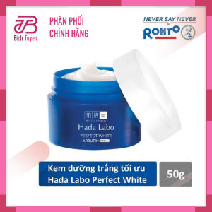 Kem dưỡng Hada Labo Perfect White Cream (Hộp 50g) Kem dưỡng Hada Labo Perfect White Cream (Hộp 50g) Kem Dưỡng Trắng Mượt Cấp Ẩm Sâu Hada Labo Perfect White Arbutin Cream 50g Dưỡng Trắng Mượt Cấp Ẩm BT Cosmetic