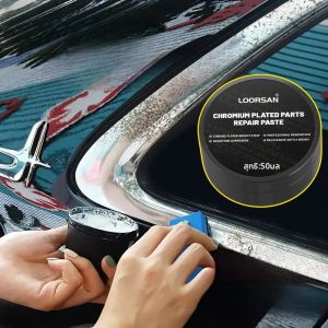 Professional Chrome Repair Paste - ออกซิไดซ์โลหะ Restorer และครีมขัดเงาสําหรับรถมือจับประตู Windows กันชน - Universal
