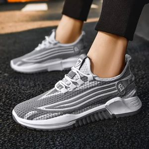 Nomad Hardon Sepatu Sneakers Fashion Hitam Abu S18 Casual Karet