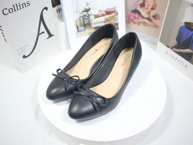 Black Shoes Korean Women Black Heels Shoes School Shoes High Quality