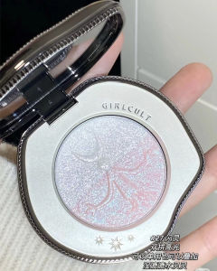 Girlcult Miao Witch Series Double Color Dragonfly Shiny Pearl Eyeshadow Music Festival Halloween Play Makeup Highlighter Powder