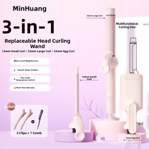 MinHuang | Ionic Small Manual Wool Curling Wand 13mm