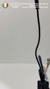 Lampu Tembak Rizoma Ballas Laser Kotak Silver SD43-1 Kotak Laser Blue Lens Plus Saklar Disc Stang Kotak On Off Universal mj55