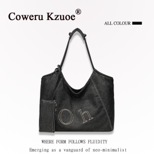 Jean Large Capacity Letter Tote Bag