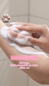 Cute Cat Paw Kids Soap - Gentle Bath Soap for Baby & Kids Safe Whitening Soap for Kids Skin