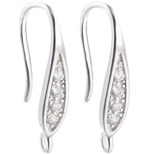 S925 Pure Silver DIY Pearl Earrings Accessories 18K Gold Ear Hooks Handmade Earring Dangles Earring Hooks Jewelry