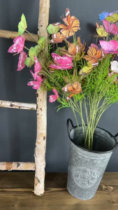 พร้อมส่ง ดอกไม้ปลอม ช่อดอกผีเสื้อ ยาว 60 ซม.