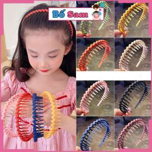 Bờm xược tóc cho bé màu trơn gọn gàng không gây đau tóc Shop Bố Sam