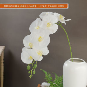 9 Đầu Hoa Phong Lan 3D in Nhựa Giả Cao Cấp Hiện Đại Trang Trí Bàn Ăn Hoa Tươi Không Khí Trong Lành Hoa Nhựa Hoa Phong Lan